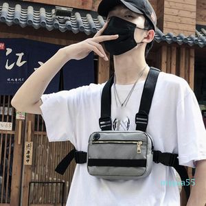 Cross Body Unisex Oxford Fashion Trend Multi-Function Waterproof Chest Bag Vest Bag