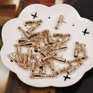 Feather Brooch Metal Head Pins and Brooches Accessories DIY Scraf Buckle Components for Jewelry Making Wholesale Lots Bulk