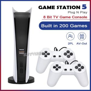 Portable Game Players Station 5 Video Console USB Wired TV With 200 Handheld Player AV Output EU/US/UK Plug