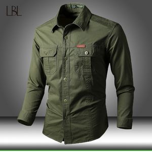 Camisas casuais masculinas homens do exército SWAT Soldados Camisa de combate militar masculino L 220823