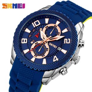 Skmei 2022 Top Brand Luxury Sport Mens Date Fashion Date Stop Clock Clock Quartz Wristes Relogio Masculino Y220707