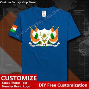 Niger Nigerien Country T-shirt personalizzata Jersey Fans Nome fai da te Numero Tshirt High Street Fashion Hip Hop T-shirt casual allentata 220616gx