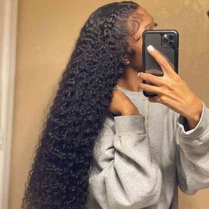 Hair Wigs Deep Wave Frontal Curly Human For Black Women 30 34 Inch 13x4 13x6 Hd Lace Water Front 220609 Fashionable And Exquisite Trend