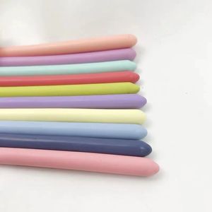 100pcs/partia 260 długi stick balon 9 kolorów Macaron lateks magiczny pasek balony kij scle