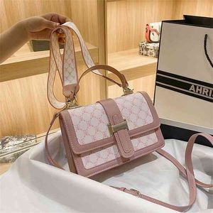 70% factory online sale handbag printing small square texture old flower belt portable