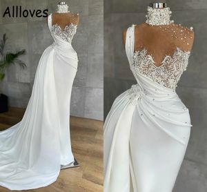 Свадебные платья по русалкам в Саудовской Аравии для невесты великолепные жемчужины