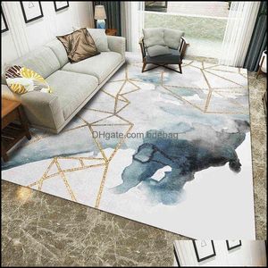 Wholesale home beds for sale - Group buy Geometric Printing Carpet Living Room Large Area Bed Modern Home Decoration Washable W220328 Drop Delivery Carpets Textiles Garden Xy