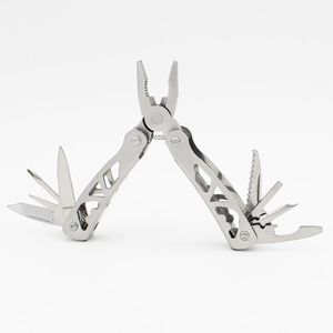 Metal Multi Function Plier Mini Folding Tongs With Screwdriver Filer Knife Opener Outdoor Survival Equipment Hand Tool