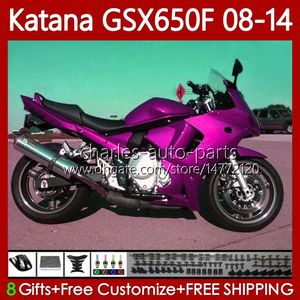 Carroçaria para Suzuki Katana GSXF 650 GSX-650F GSX650F Rosa Pink GSXF650 2009 2010 2011 12 13 14 120NO.117 GSX 650F GSXF-650 08 09 10 11 2012 2014 Fairings OEM