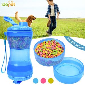 Dog Bowl for Pet Drinker Portable Travel Water Bottle Outdoor Drinking Bottles Accompanying Cups Impervious Design 30 Y200917