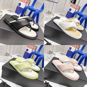 Designer-Hausschuhe für Damen, Sandalen, weiches Leder, Flip-Flops, bequeme Damen-Sommer-Strand-Slipper, klassische Plateau-Slipper