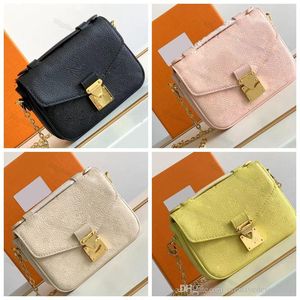 Borsa a tracolla con catena Micro Metiss a tracolla da donna M81389 M81390 M81407 Designer Mini Tote Iconic Flap Wallet Mini Satchel borse a mano