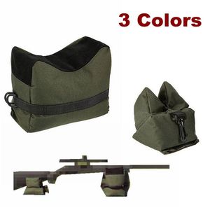 Adjustable Shooting Rest Bag Set for Rifles - Front & Rear, Unfilled Bench Gun Support for Hunting & Target Practice