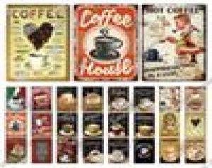 Wholesale painting kitchens for sale - Group buy 2022 Coffee Beer Tin Sign Plaque Metal Painting Vintage Funny Wall Plates for Bar Pub Club Kitchen Home Man Cave Decor New Design