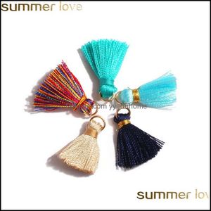 Charms Jewelry Findings Components Fashion Handmade Bohemian Cotton Tassels For Earrings Necklace Bracelet Colorf Diy Making Wholesale Dro