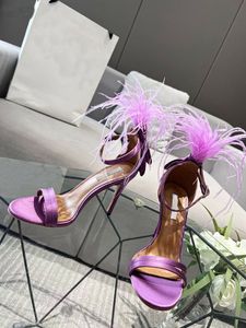 Высококачественные шерстяные каблуки Сандалии камень Сексуальные высокие каблуки Банкет свадьба Женщины роскошные дизайнерские платья.