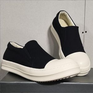 Tasarımcı Rahat Bahar Erkekler Slip-on Espadrille Balıkçı Havalandırma Ayakkabı kadın Moda Tuval Loafer'lar Bir Pedal Kalın Tabanlı Dantel Kutusu Boyutu 35-47