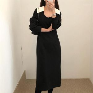 Casual Dresses Alien Kitty Chic Women Party Dress Plus Size Elegant Löstagbar All Match Autumn 2022 Office Wear Prom Robe