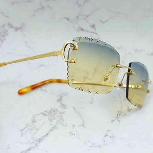 Rimls Sunglass Men Carter Luxury Digner Vintage Sun Glass Square Diamond Cut Fashion Shad Eyewear Gafas De Sol