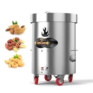 Sugar-Fried Chestnut Machine Commercial Peanut Melon Seeds Roaster Equipment Stainless Steel Nut Roasting Machine