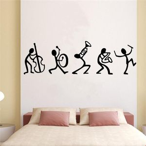 Wandaufkleber Musik Art Deco Zuhause Wohnzimmer Baby Dekoration Poster Aufkleber Design für Haus DecorWallWall