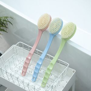 Badebürste Körper Peeling Scrubber Langer Griff Körper Rückenmassage Dusche SPA Schaum Badezimmerzubehör Peeling Peeling Reinigungsbürsten JY1169