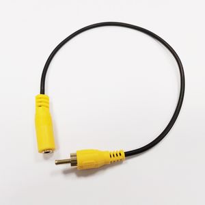 Аудио кабели, золотые покрытые 3,5 мм моно женские вилки до RCA мужского разъема AV разъема около 30 см / 10 шт.