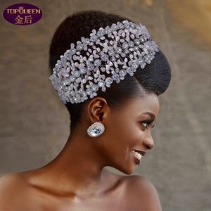 Pérolas Diamante faixa de cabelo casamento tiara barroco de cristal nupcial coroa rhinestone com jóias de casamento acessórios de cabelo nupcial coroas hp454