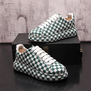 Marca Moda Masculina Casual Sapatos Germuss Diamante Rhinestones Artesanal Lace-Up Negócios Preto Branco Mocassins Confortável Respirável Sneaker