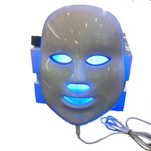 Färgglada PDT LED fotonljusterapi Face Skincare Beauty Mask Anpassa återanvändbar ansikts trådlös N Beauty Facemask Shield hemma Användning