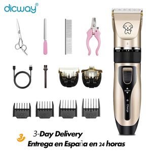 Dog Clipper Professional Helfing Kit Recarregável Pet Cat Trimmer Máquina de corte de barbeador para animais 220423