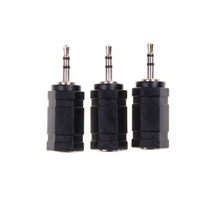 3,5 mm hane till 2,5 mm kvinnliga ljudanslutningar Adapter Stereo Socket Aux Adapters Connector för mikrofon