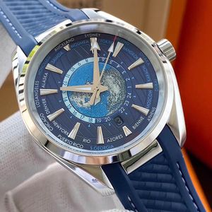 Top Quality GD Men Mens mm watch Watches Origina Automatic Mechanical Movement Steel Rubber Bracelet James Bond M montre de luxe Wristwatches
