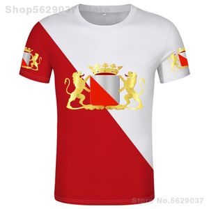 Koszulka Utrecht za darmo dostosowany numer półki Numer nazwy Amersfoort T-shirt Veenendaal Nieuwegein Zeist Print Flag Word Nederland Odzież 220702