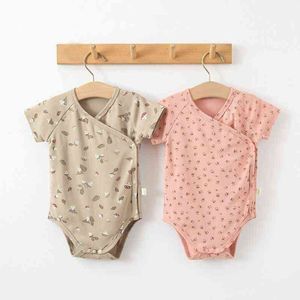 Summer Baby Girls Clothes Newborn Jumpsuit 3M-36M Infant Girls Rompers Cotton Retro Soft Kids Romper Roupas de Bebe G220510