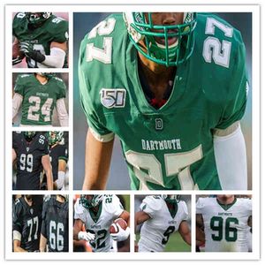 Chen37 Custom DARTMOUTH College Football Maglie Derek Kyler Nick Howard Zack Bair Noah Roper Keegan McHugh Paxton Scott Dale Chesson Connor Davis