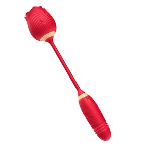 Vuxna leksaker rose vibrator massager leksak onani stark klitoris suger med boll vibrerande ägg g spot dildo klitoris stimulator