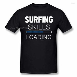 Wholesale loading shirts resale online - Men s T Shirts Surfing Skills Loading T Shirt Oversize Cotton Tshirts Short Sleeve Streetwear Tee Tops Imog22