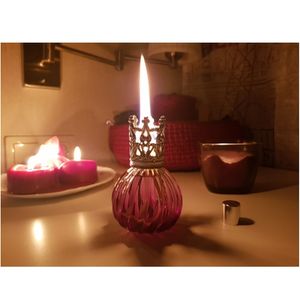 100 ml lila / rosa ananas doftdiffusor Aromaterapi Oil Tan Lamp Kit 220726