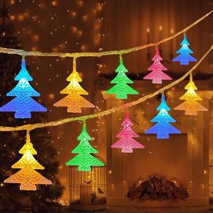 Stringhe Lucine colorate 6 M 40 Led Stringa per albero di Natale Decorazione per finestre per feste domestiche a batteria Stringhe LEDLED