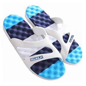 Mens sandals Korean version summer word slippers couple Flip Flops Indoor Outdoor beach Antiskid soft bottom Slippers 210301