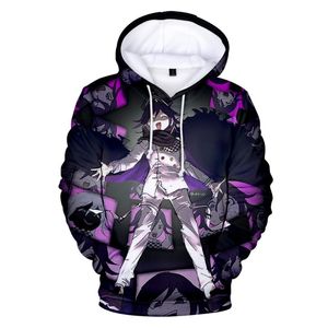 Мужские толстовок толстовок Kokichi Ouma Print Danganronpa 3D Hoodie Мужчины Женская мода повседневная одежда хип -хоп хараджуку Topsmen's Topsmen