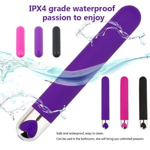 10 Speeds USB Charge Bullet Vibrator Dildo AV Stick Adult sexy Toys For Women Anal Clitoris Stimulator G-spot Massager