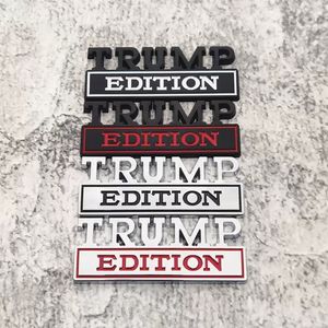 Sublimasyon Partisi Dekorasyonu 1pc Trump Edition Araç Çıkartma Otomatik Kamyon 3D Rozet Emblem Çıkartma Otomatik Aksesuarları 8x3cm