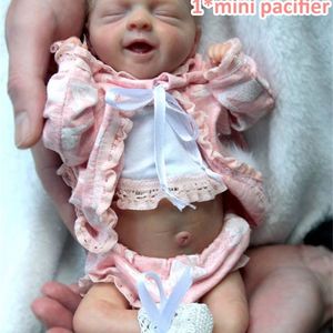 Bebe reborn kit Salia 12,5 дюймов Reborn Baby Vinyl Doll Kit Неокрашенные детали в разобранном виде DIY Blank 220505