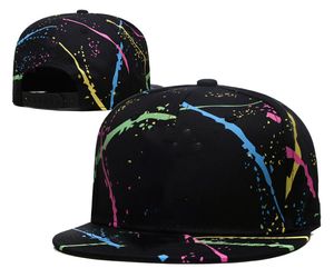 Nowe baseballowe kapelusze z czapki czarne kolorowe snapbacki Regulowane mix zamieszanie zamówienie wszystkich czapek najwyższej jakości kapelusz