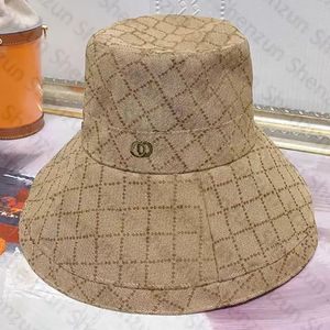 Kleine Buchstaben Designer Eimer Hüte für Frau Mann Modemarke Sonnenhut Campaniform Caps Sommer Strand Sunbonnet Casquette