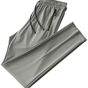 Summe Mens Sweat Antants Athable Nylon Spandex Sportswear Zip Pockets Прямые брюки мужские длинные повседневные брюки 8xl 220621