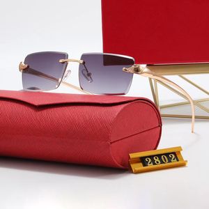 Occhiali da sole firmati viola Donna Uomo Protezione UV polarizzata Montatura in oro Uomo Quadrato oversize Marchio di lusso C Occhiali da sole Occhiali da guida alla moda Lunette