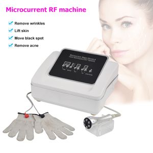 Nova máquina de lifting facial microcorrente RF EMS para cuidados com a pele, máquinas de beleza para endurecimento da pele